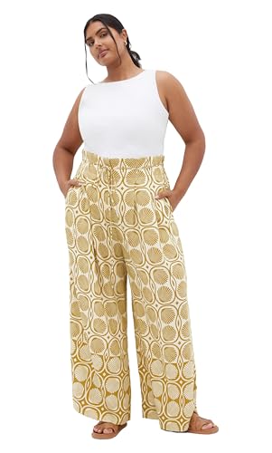 City Chic Women's Plus Size Pant - Eva Print, 18