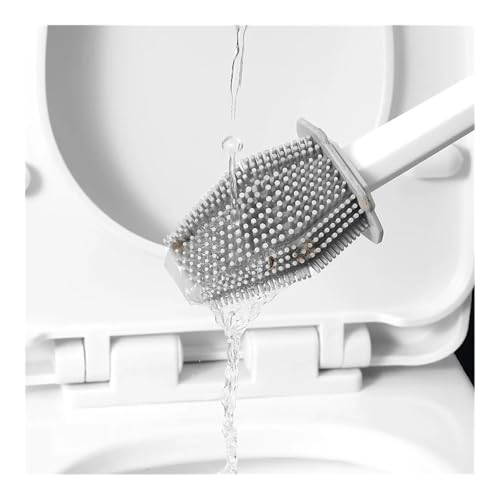Brosse de toilette murale en silicone pour optimiser l'espace salle de bain - 4