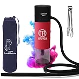 MRPAPA Portable Hookah Set - Mini Travel Hookah Cup Easy Assemble Shisha Kit for Outdoor/Camping/Travel (Compact Storage & Premium Smoking Experience)
