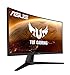ASUS TUF Gaming VG27VH1BR 27” Curved Monitor, 1080P Full HD, 165Hz (Supports 144Hz), Extreme Low Motion Blur, Adaptive-sync, FreeSync Premium, 1ms, Eye Care, HDMI D-Sub