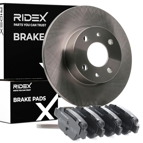 RIDEX 3405B0377 Set d'assale Kit dischi e pastiglie Posteriore senza viti/bulloni per FIAT BRAVO II (198)