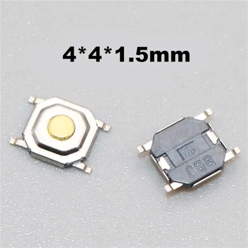 Microinterruptor SMD de 4x4x0.8 mm con contactos de alta precisión 2