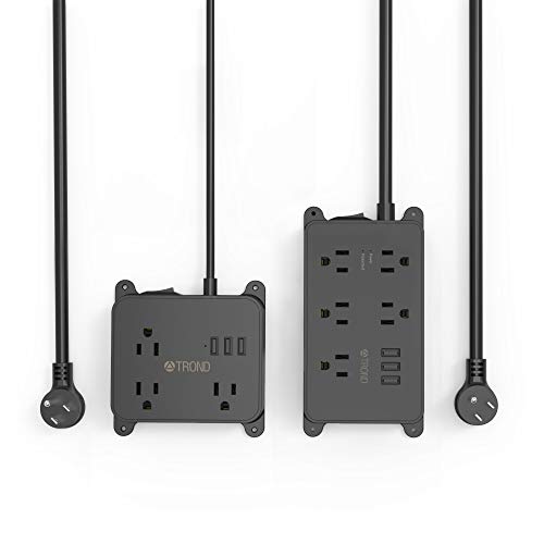 Trond Trond Power Strip With Usb Widely Spaced Outlet Expansion And 3 Usb Ports Flat Plug Wall Mount For Nightstand Bedroom Kitchen From Amazon Daily Mail