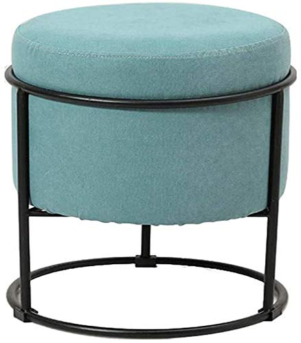 Banc à chaussures et tabouret de coiffeuse compact en fer - 2