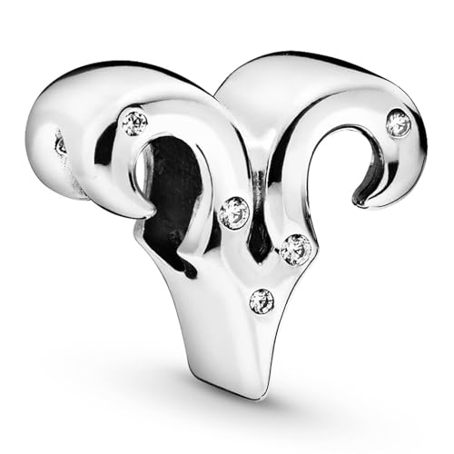 PANDORA Sparkling Aries Zodiac Charm - Compatible Moments Bracelets - Jewelry for Women - Gift for Women in Your Life - Made with Sterling Silver & Cubic Zirconia, With Gift Box2