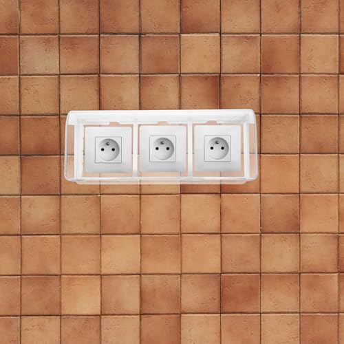 Diseño elevado para baño en cubierta de plástico para enchufe de 3 posiciones 6