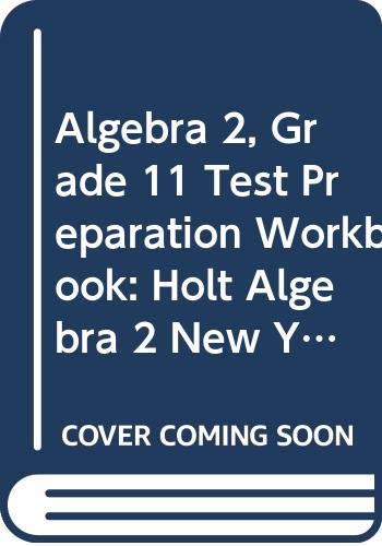 Amazon.com: Algebra 2, Grade 11 Test Preparation Workbook: Holt Algebra ...