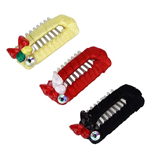 Haarklammer Hund, Hunde Haarklammer, 10pcs Hundehaarspangen im französischen Stil Haarklammer Katze Mini Haarspangen für kleine mittlere Katzen und Hunde