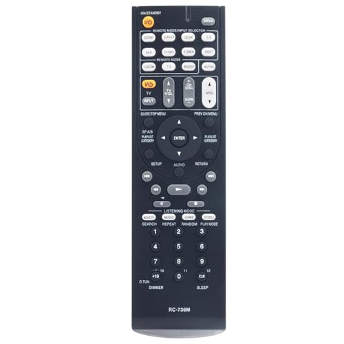 Télécommande RC-736M Onkyo pour remplacer votre boîtier perdu ou cassé HT-S5200