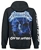 Metallica Ride The Lightning Men Hooded Zip Black L, 70% Cotton, 30% Polyester, Regular #2