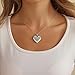 PHOCKSIN Silver Heart Locket Necklace Photo Lockets for Women with Picture inside Best Birthday Gifts for Her