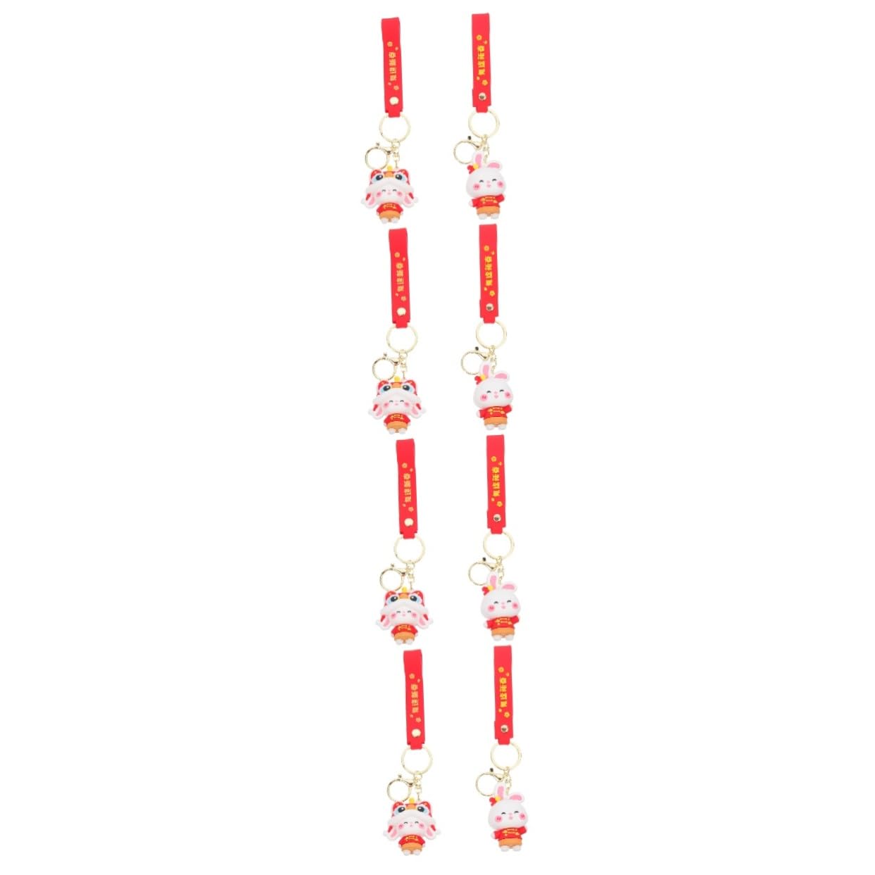 VALICLUD Kaninchen Taschenanhänger Schlicht – Charms Süßer Schlüsselanhänger Hase Schlüsselanhänger Weiche Accessoires Cartoon Plüsch Handtaschenanhänger Pvc
