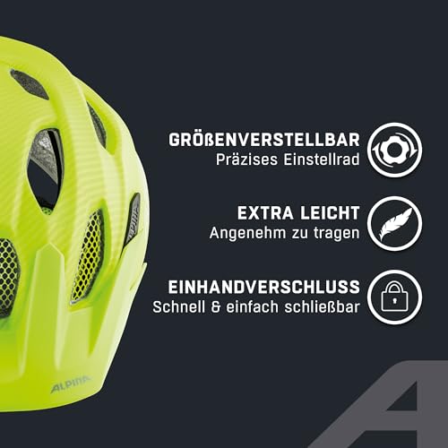 Alpina Carapax JR. Flash - Beleuchteter, Leichter und Sicherer LED Fahrradhelm Mit Fliegennetz Für...