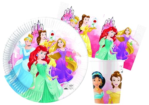 Kit Party Tavola Disney Princess Fabulous in carta...