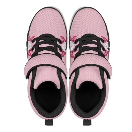 Sneakers for Girls Comfy Children Athletic Tennis Shoes Black Sole3