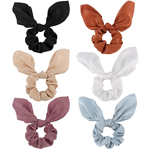 Jaciya Silk Bunny Ear Hair Ties cover