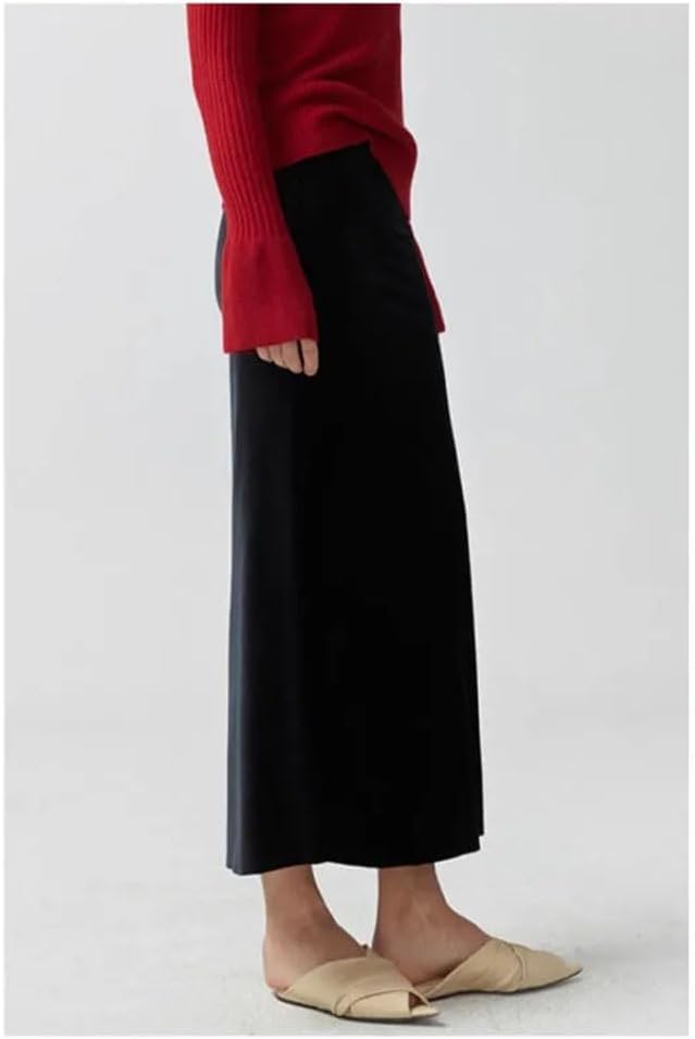 Women Silk Blend Velour Fishtail Wrap Skirt Long Midi Skirt Soft Mermaid Skirt4