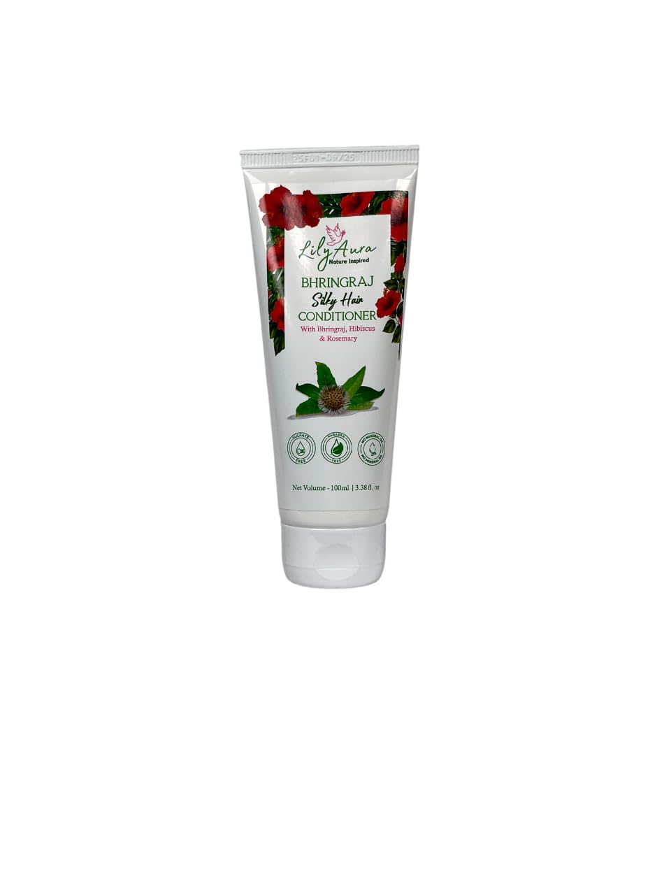 Bhringraj Silky Hair Conditioner with Hibiscus & Rosemary | Soft Smooth Finish For All Hair Types (100ml)-picture-41