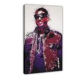 HSYIFF Leinwand Druck Poster Senza Cornice 60 * 80cm Usher Rapper Singer Poster Canvas Wall Art Pictures for Bedroom Wall Art Gifts Decor