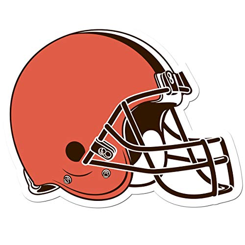 NFL Siskiyou Sports Fan Shop Cleveland Browns Auto Decal 8 inch sheet Team Color