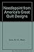 Needlepoint from America's great quilt designs