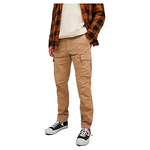 JACK & JONES Herren jpstace jtucker ama noos Cargohose, Dune/Detail:solid,...