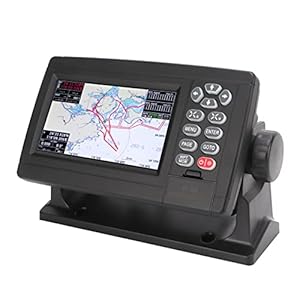 LBEC Navigation GPS-Tracker, 5 Zoll IP65 12-36V wasserdichter Marine-GPS-Navigator für Boote