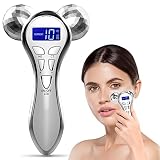 Micro Sculpting Face Device, 4D Microcurrent Facial Massager Roller, Face Tools for Beauty Sculpt Sk