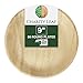 Charity Leaf Disposable Palm Leaf 9" Round Plates (50 pieces) Bamboo Like Serving Platters, Disposable Boards, Eco-Friendly Dinnerware For Weddings, Catering, Events 1