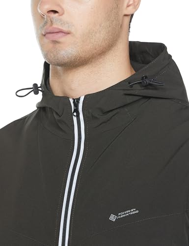 Image of Qube By Fort Collins Men's Activewear Jacket - All-Weather Windcheater Jacket, Lightweight & Comfortable