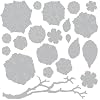 Sizzix, Multi Color, Thinlits Die Set 661806, Tattered Florals by Tim Holtz, 21 Pack, One Size (SIZ661806)