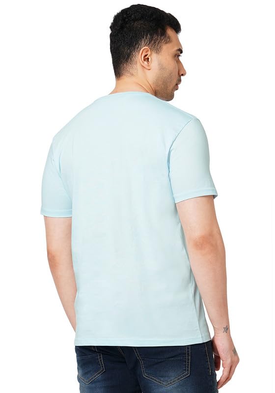 Image of Wear Your Opinion Men's Premium Cotton Printed Round Neck T-Shirt (Design: Travel More Worry Less)