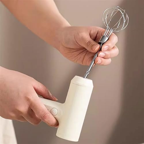 Batidor de huevos de mano para desayunos rápidos y repostería casera sin cables 6