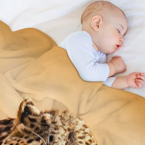 Manta de franela leopardo 180x200 cm colcha polar 3D para sofa 4