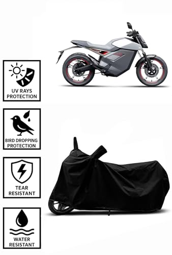 Image of Heavy Duty Waterproof Scooty & Bike Cover for Ola Roadster - UV Resistant, Dustproof & Rain Protection, All-Weather Outdoor Cover for Bikes & Scooty with Buckle Straps