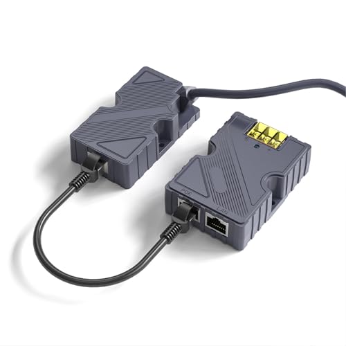 Adaptador Cuifati estándar actuado para cable Starlink a Ethernet RJ45 con conexión Gigabit 10/100/1000 Mbps, ABS, compatible con temperatura y PoE miniatura 2