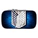 Produktbild Anime Federmäppchen Attack On Titan Cosplay Große Kapazität Bleistiftbeutel Bleistift Halter Kosmetiktasche Wallet Federmäppchen Schreibwaren Tasche Pen Tasche