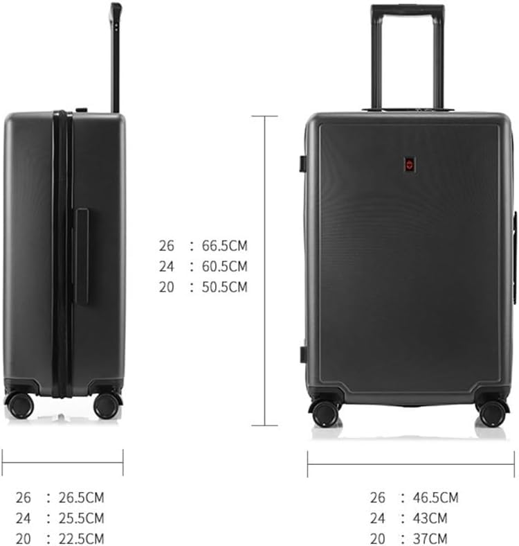 20inch Travel Suitcase with 360° Spinner Wheels, Lightweight ABS Hardside Textured Luggage for Business Travel & Carry-On, Durable & Scratch-Resistant2