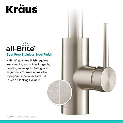 Kraus KPF-2620SFS Oletto Single Handle Pull Down Kitchen Faucet thumb #5