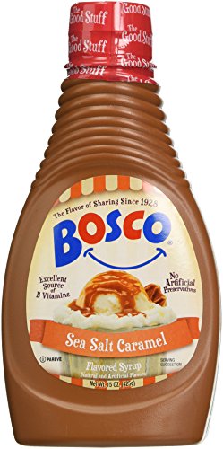 Bosco Syrup, Sea Salt Caramel, 15 Ounce (Pack of 6)