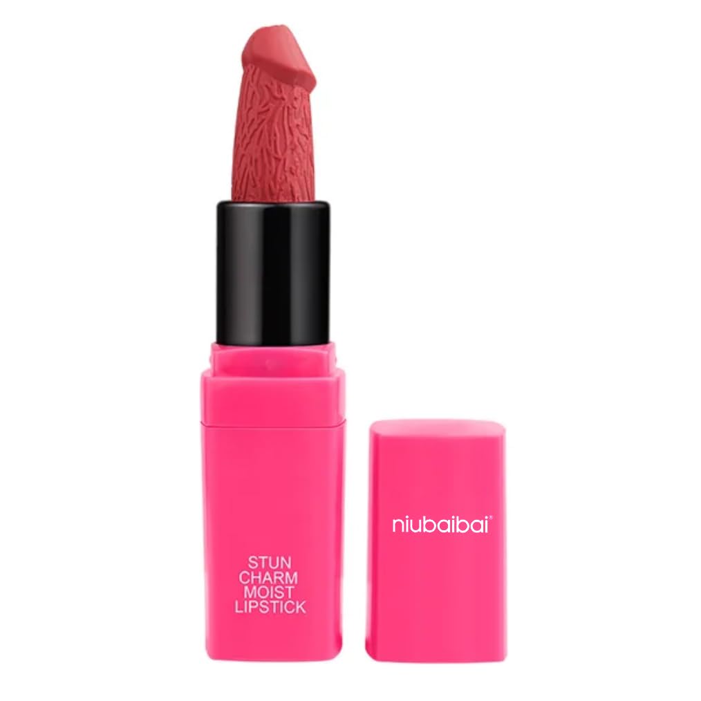 Women’s Funny Lipstick Gag Gift Mushroom Design – White Elephant Parties, Secret Santa & Birthday Surprises - Novelty gift perfect for birthdays, Valentine’s Day, Christmas & parties (Buffy)