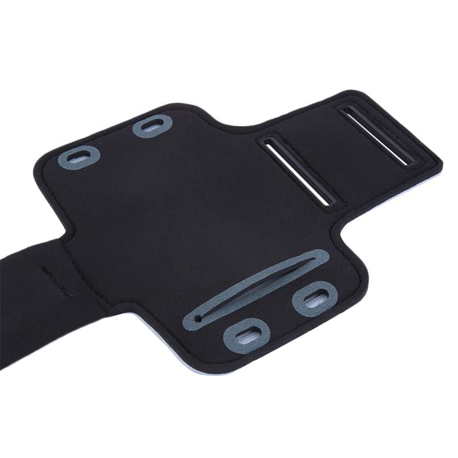 Reflective Black Armband Exercise Workout Case with Keyholder is Compatible with Lively Jitterbug Smart4, Smart3 Smartphone.