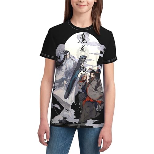 Girls' T-Shirt for zu shi mo dao Tops,Fashion 3D Print Short Sleeve tee for Running4