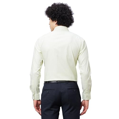Image of Raymond Slim Fit Self Design Dark Maroon Shirt