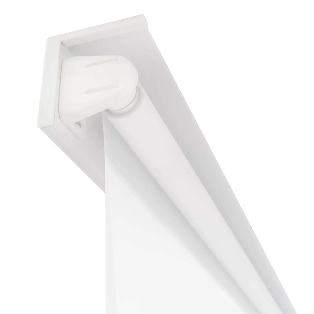 Rideau de Douche à Rouleau Store, résistant à l'eau, séchage Rapide et Facile à Nettoyer, Blanc (à moitié Transparent), 140x240 cm
