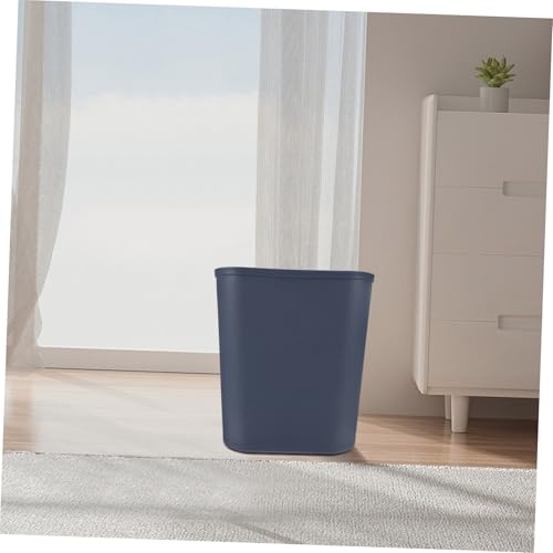 Caneca de basura rectangular gris de plástico 15 L miniatura 6