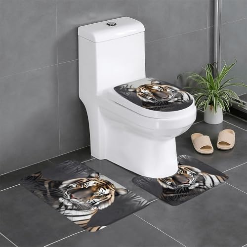 Tapis de douche tigre absorbant pour sécuriser carrelage et sol - 2