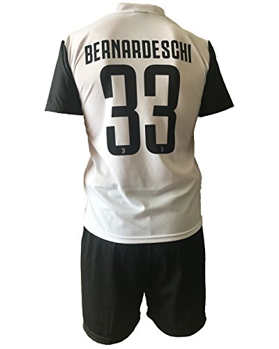 Juventus Federico Bernardeschi 33 Short ancien Logo Réplique autorisée Enfant Adulte 2017-2018 10 ans