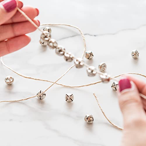 image for MAHITOI Affordable 18-PC Silver Jingle Bells 0.375