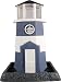 North States Village Collection Light House Birdfeeder- Blue /White